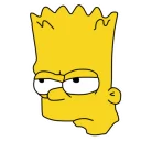 😠-Bart, Telegram Sticker
