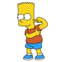 💪-Bart, Telegram Sticker