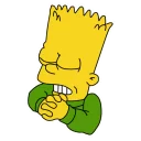 🙏-Bart, Telegram Sticker