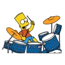 🥁-Bart, Telegram Sticker