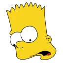 😲-Bart, Telegram Sticker