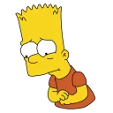 😣-Bart, Telegram Sticker