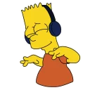🎧-Bart, Telegram Sticker