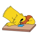 😴-Bart, Telegram Sticker