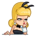 😠-Bucky & Becky, Telegram Sticker