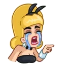 😭-Bucky & Becky, Telegram Sticker