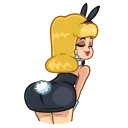 🍑-Bucky & Becky, Telegram Sticker