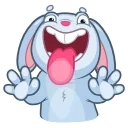 😛-Bucky & Becky, Telegram Sticker