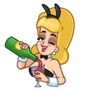 😉-Bucky & Becky, Telegram Sticker