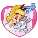😴-Bucky & Becky, Telegram Sticker