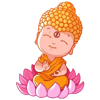 🥰-@Buddha_teaching, Telegram Sticker