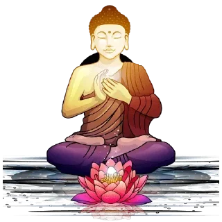 ☸-@Buddha_teaching, Telegram Sticker