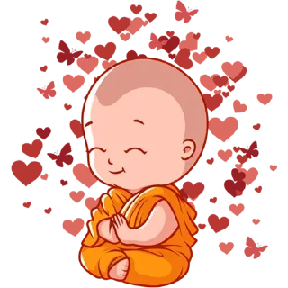 ❤️-@Buddha_teaching, Telegram Sticker