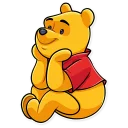 👂-Winnie the Pooh, Telegram Sticker