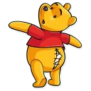 😮-Winnie the Pooh, Telegram Sticker