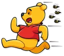 🏃‍♀️-Winnie the Pooh, Telegram Sticker