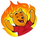 🥵-Winnie the Pooh, Telegram Sticker