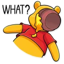 ❓-Winnie the Pooh, Telegram Sticker