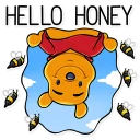 👋-Winnie the Pooh, Telegram Sticker