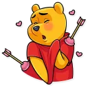 😍-Winnie the Pooh, Telegram Sticker