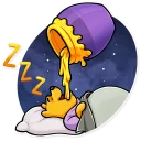😴-Winnie the Pooh, Telegram Sticker