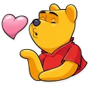 😘-Winnie the Pooh, Telegram Sticker