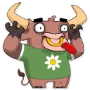 😜-Ringo the Bull, Telegram Sticker