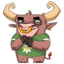 😬-Ringo the Bull, Telegram Sticker