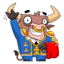 👋-Ringo the Bull, Telegram Sticker