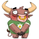 😊-Ringo the Bull, Telegram Sticker