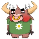 😡-Ringo the Bull, Telegram Sticker