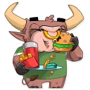 🍔-Ringo the Bull, Telegram Sticker