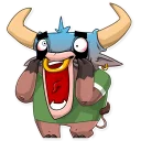 😱-Ringo the Bull, Telegram Sticker