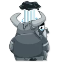 😞-Ringo the Bull, Telegram Sticker