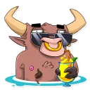 😎-Ringo the Bull, Telegram Sticker