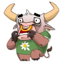 😨-Ringo the Bull, Telegram Sticker