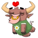 😘-Ringo the Bull, Telegram Sticker