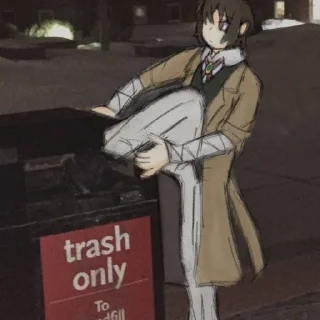 🗑-BSD @Toji_sama, Telegram Sticker