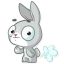 😐-Boo the Bunny, Telegram Sticker