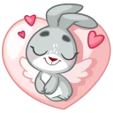 👼-Boo the Bunny, Telegram Sticker