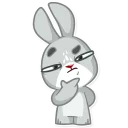 🤔-Boo the Bunny, Telegram Sticker