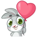 🎈-Boo the Bunny, Telegram Sticker
