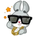 😎-Boo the Bunny, Telegram Sticker