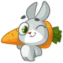 😉-Boo the Bunny, Telegram Sticker
