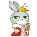 👑-Boo the Bunny, Telegram Sticker