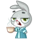 😑-Boo the Bunny, Telegram Sticker