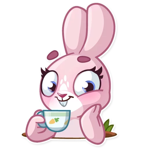 Bunny Rosy, telegram sticker