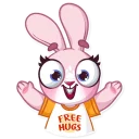😃-Bunny Rosy, Telegram Sticker