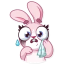 😢-Bunny Rosy, Telegram Sticker