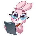 🎓-Bunny Rosy, Telegram Sticker